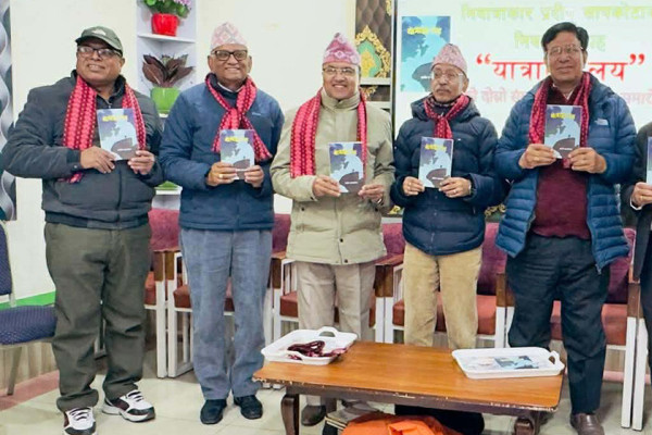 नियात्राकार प्रदीप सापकोटाको ‘यात्राको लय’ ले समात्याे पाठकीय बाटाे